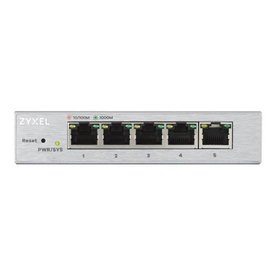 ZYXEL Commutateur Ethernet GS1200-5 5 Ports Gérable - 2 Couche supportée - Paire torsadée - Bureau