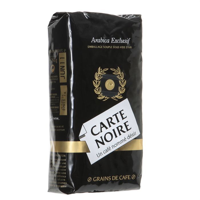 Carte Noire café en grains 250g