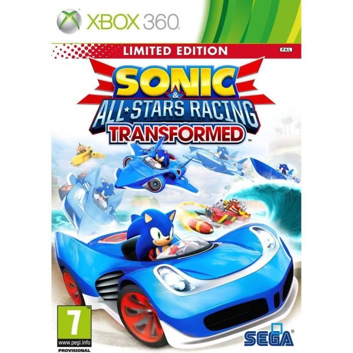 Sonic & Sega All Star Racing Transformed Edition Spéciale Wii U - vue 3