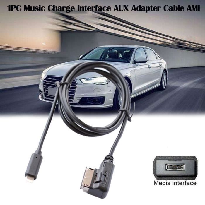 Façade Radio Pour Audi a4 b8 q5 à partir de 2007 DIN Ouverture Cadre Support Noir