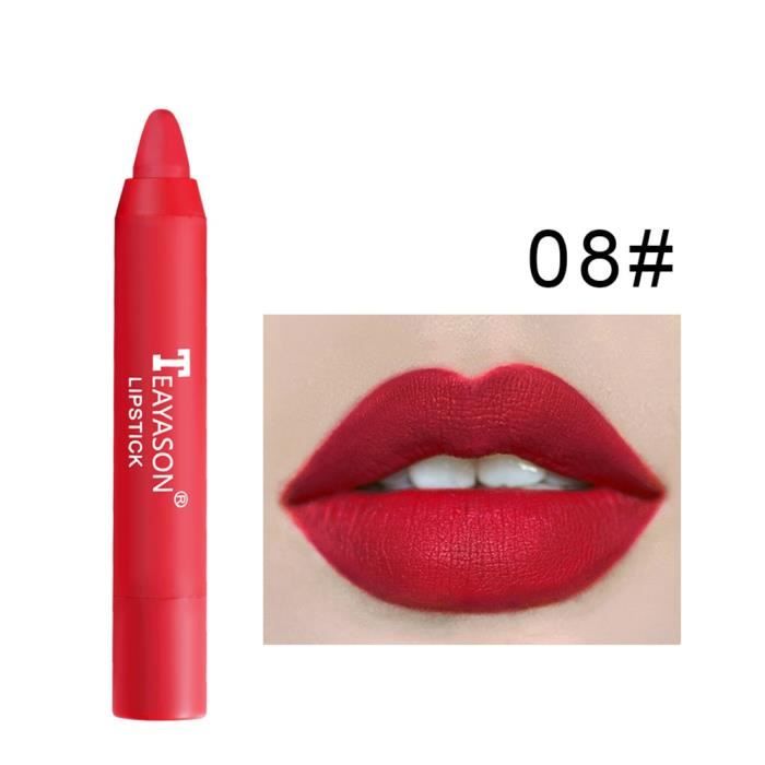 Rouge à lèvres mat dames beauté maquillage imperméable sexy hydratant longue durée XDD200526689H_Gaoqiaoe