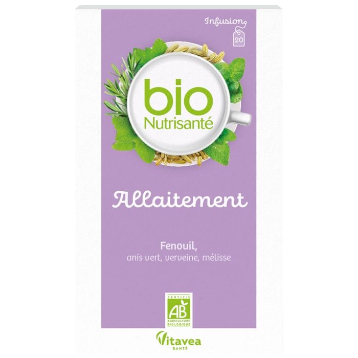 Nutrisanté Infusion Bio Allaitement 20 sachets