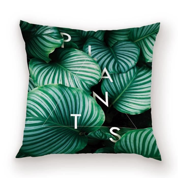 Housse de coussin,Couvre coussins décoratifs Jungle tropicale,Housse de coussin colorée ananas - Type L1513-8-NO.1 45-45cm