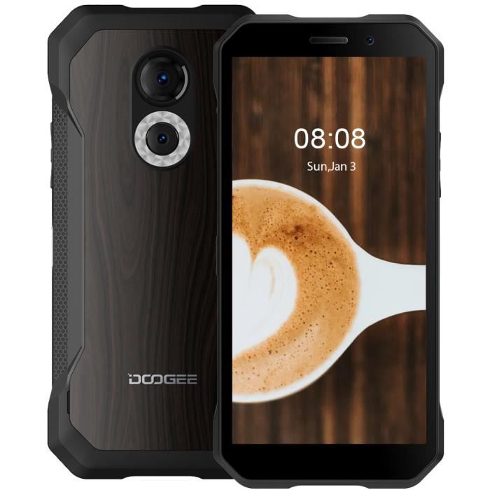 DOOGEE S61 Pro Smartphone 6Go 128Go IP68 Étanche 5180mAh Écran 6.0\