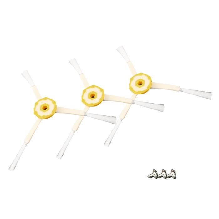 3pcs brosses de rechange d'aspirateur robot pour irobot roomba série 500-600-700 accessoires pratiques d'aspirateur