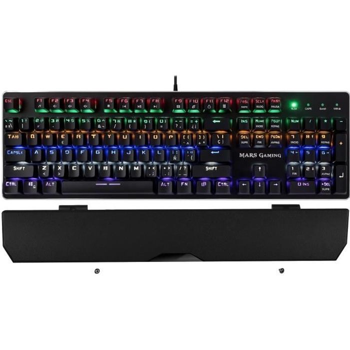 Mars Gaming MK4PALMR, Noir, 440 x 69 x 17 mm, 120 g