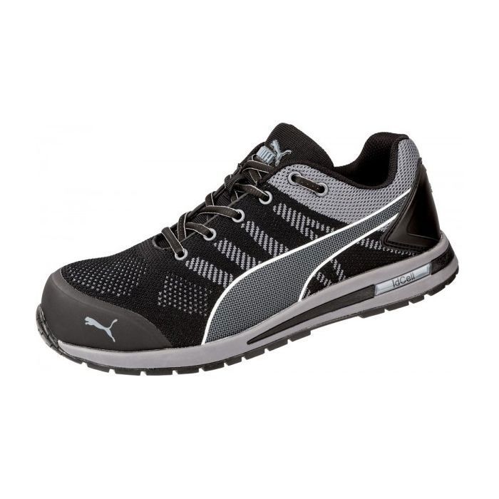 Basket de sécurité Puma Elevate Knit Black Low S1P ESD HRO SRC - Gris - 41