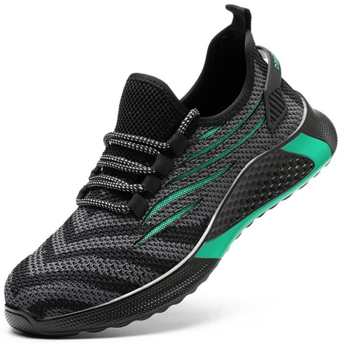 Chaussures de course de sport pour hommes-FZSS Vert