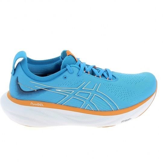 Running Hommes ASICS Gel Nimbus 25 Bleu