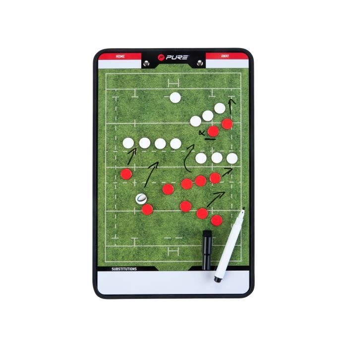 PURE2IMPROVE Coachboard - Rugby - Vert/Blanc