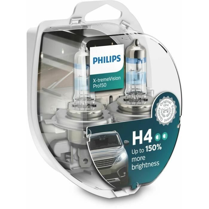PHILIPS Ampoule, projecteur longue portée H4 12V
