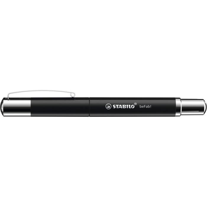 Stylo-plume STABILO beFab! - Collection UNI-COLORS : noir