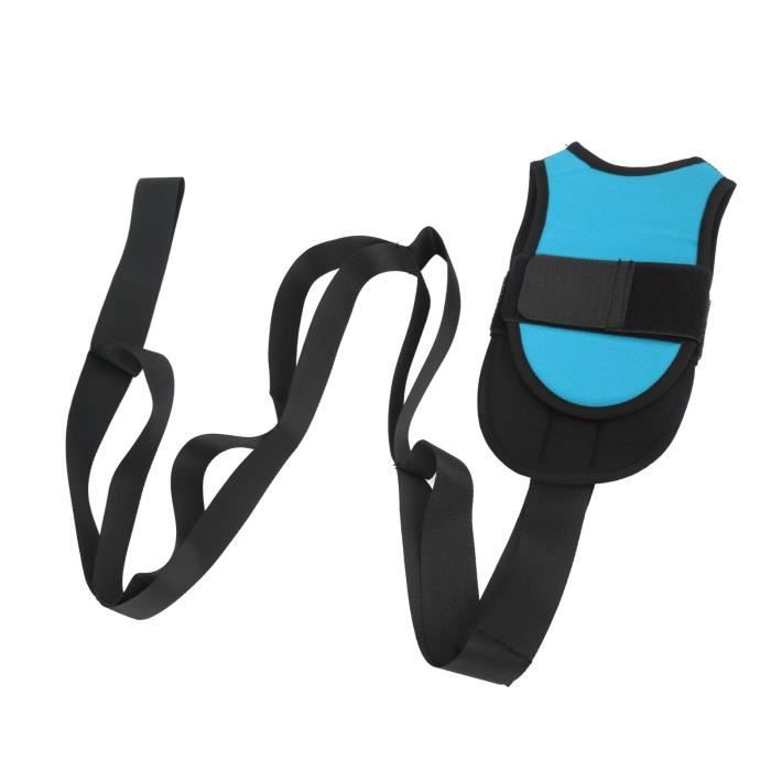 Sangle de Yoga Ceinture Étirement, Écarteur de Jambe Bleu Haute Qualité