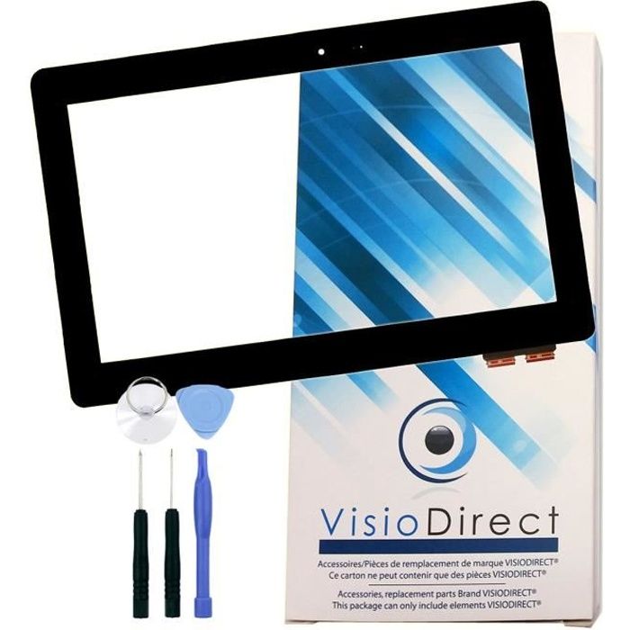 Ecran complet pour ASUS Transformer Book T100HA-C4-GR tablette noire vitre tactile + écran LCD