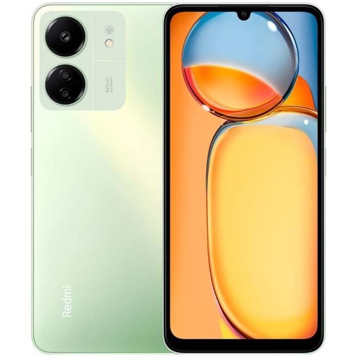 Smartphone - REDMI - Redmi 13C - 8Go RAM - 256Go ROM - 4G - Vert