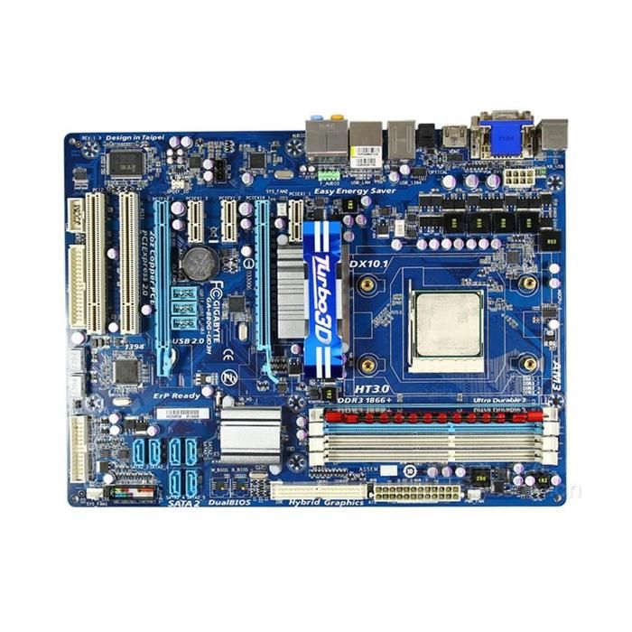 Carte mère GIGABYTE GA-880G-UD3H AMD 880G Socket AM3 4xDDR3 SDRAM 16GB ATX - Gigabyte