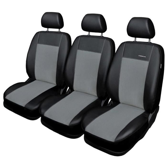 Housses De Siège Avant Universelles Pour Citroën Berlingo I, II, III – Velours Et Polyester, Compatibles Airbag, 2 Pièces