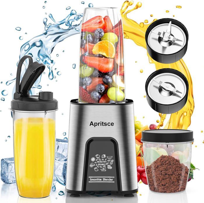 Nutribullet Pro 900 - Blender Personnel 900W Avec 7 Accessoires - Pour Smoothies, Hachage, Mixage