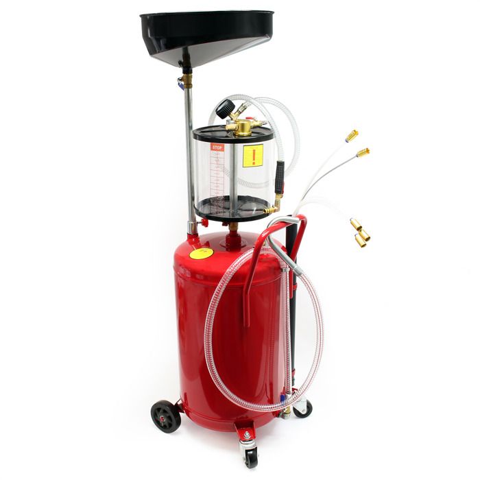Extracteur d’huile moteur Aspirateur d’huile Air comprimé 80L Collecteur Purgeur