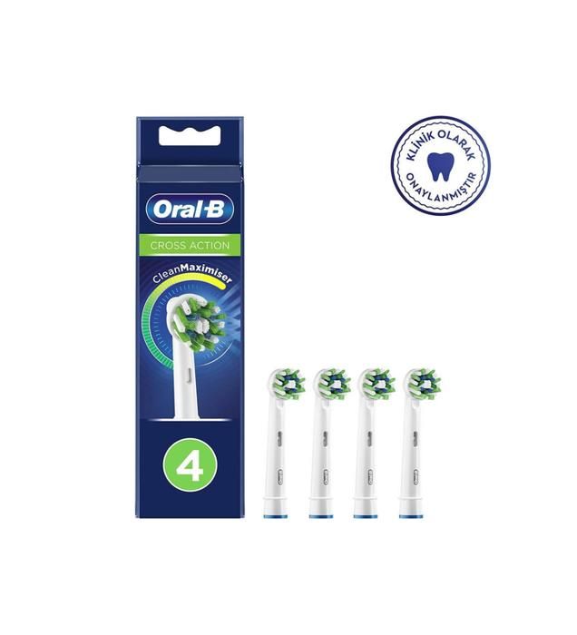 Oral B Cross action Brossette avec technologie CleanMaximiser Lot de 4 - vue 2