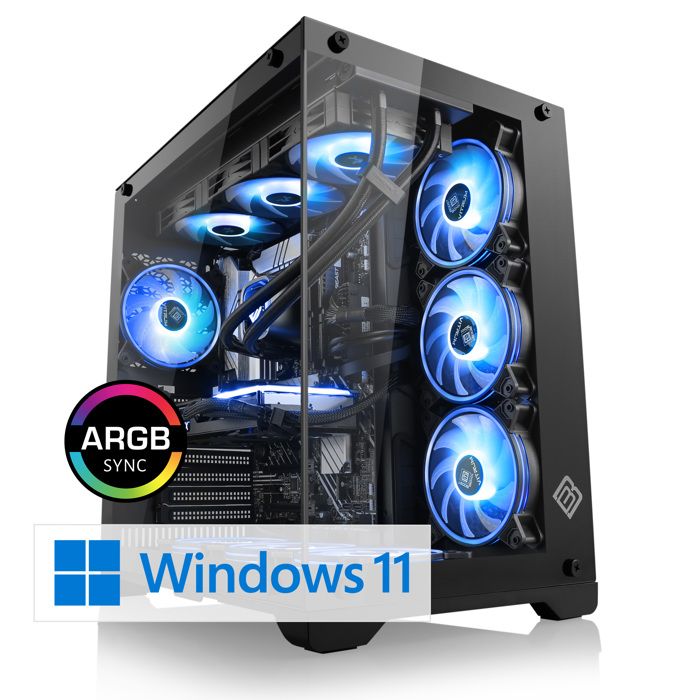 Csl Computer Pc Gaming Csl M11880h, Ryzen 7 9700x (8x 3800 Mhz), Geforce Rtx 5070 Ti, Ddr5, M.2 Ssd, Windows 11 - vue 2