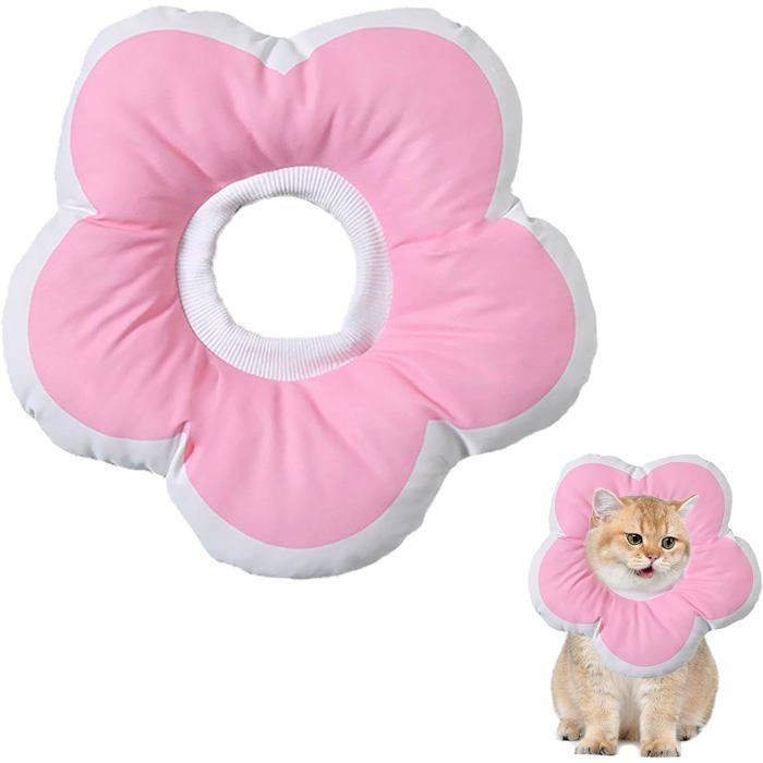 Collerette Chat Chat Collier De Récupération Imperméable Animaux Réglable Colerette Anti Lechage Protection Cône De Beignet
