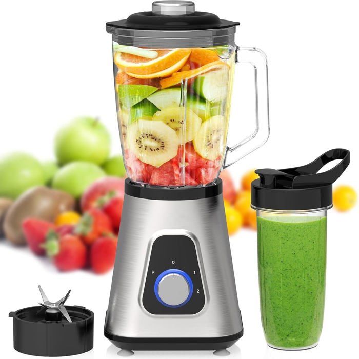 Mixeur Portable Sans Fil DENOKIN - 450ml - Pour Smoothies Et Shakes