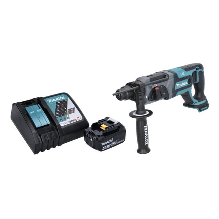 Perforateur Burineur Makita DHR 241 – 18 V, 2J, 1100 tr/min, 2x3Ah - vue 7