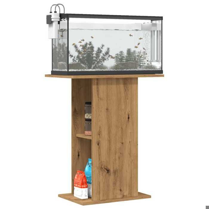 Meilleurs prix pour Elégant Support pour aquarium - Pieds Robustes - chêne artisanal - 36x605x725 cm &8906547