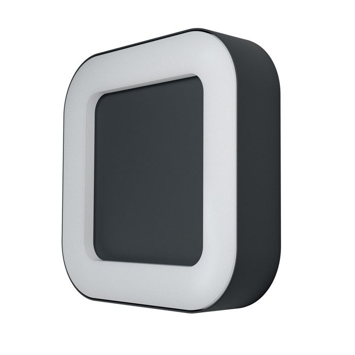 OSRAM ENDURA Style Square plafonnier/applique LED extérieur carré gris foncé en aluminium économe en énergie protection IP44