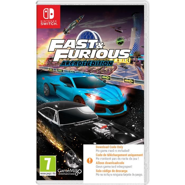 Fast and Furious Arcade Nintendo Switch (Code de téléchargement) (code dans la boîte )