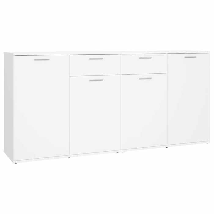 Maison Exclusive - Buffet Blanc 160x36x75 cm Aggloméré