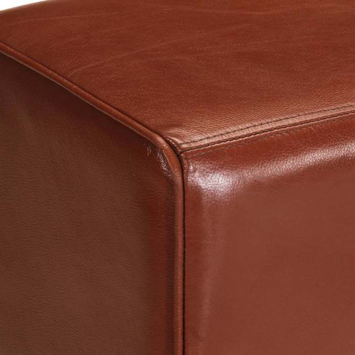 Neuf& 5092 Meuble dentrée Couloir - VIDAXL - CHIC - Banc cheval darçon vintage Cuir véritable de chèvre 16.36 kg