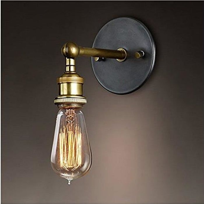 Applique Murale Intérieur Industrielle Vintage LED Design Chambre
