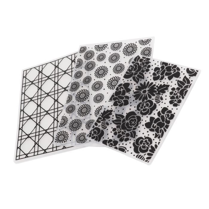 Sizzix Textured Impressions Gaufrage Dossiers 4/Pkg, Winter # 2