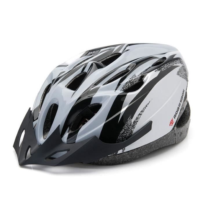 Casque de Vélo Helmet 5565cm Avec Visière pour Route Cyclisme AdulteGris Cdiscount Sport