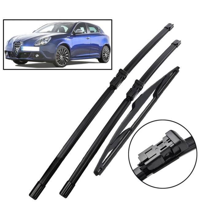 Lot de 3 Balais dessuie-glace avant + arrière Pour Alfa Romeo Giulietta 940 2010 2011 2012 2013 2014 2015 2016 2017 2018 2019 2020