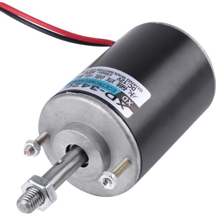 6000 tr//min 24V Moteur aimant permanent DC 12//24 V 30 W haute vitesse CW//CW r/éversible Moteur /à engrenage /électrique /à faible bruit pour g/én/érateur de bricolage