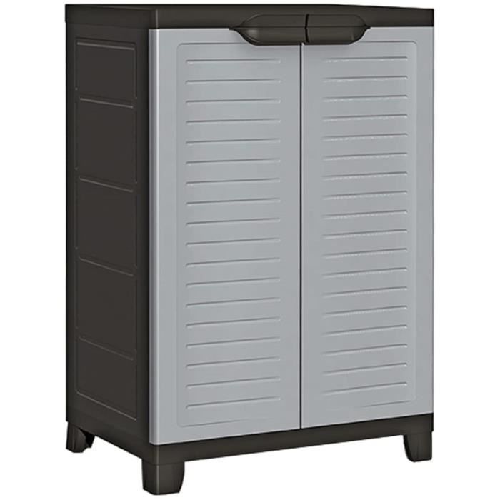 Armoire en Plastique 65x45x97 cm[552] Cdiscount Maison