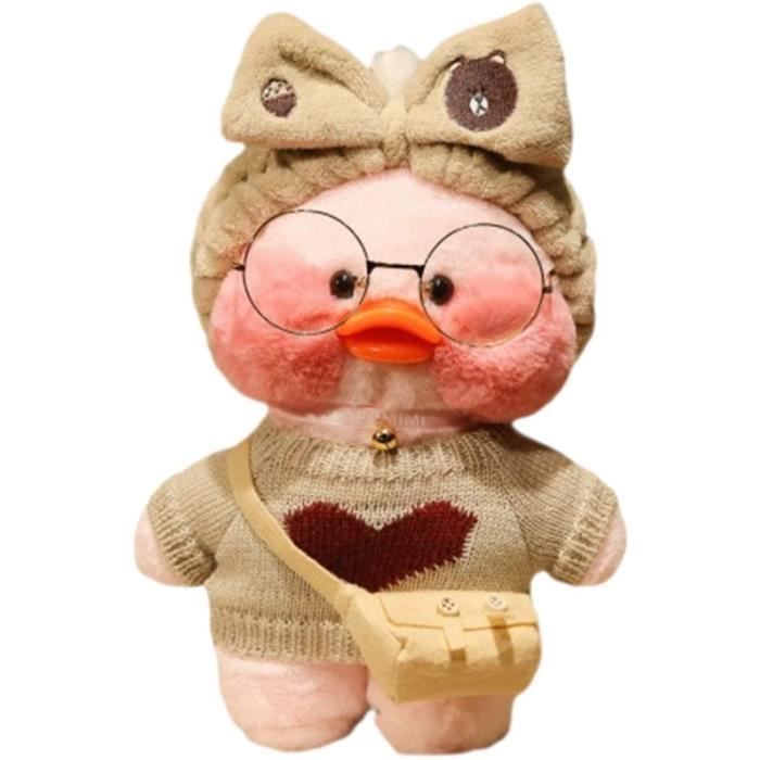 Doudou canard en peluche mignonne canard jaune Doudou doudou doudou doudou poupée canard avec