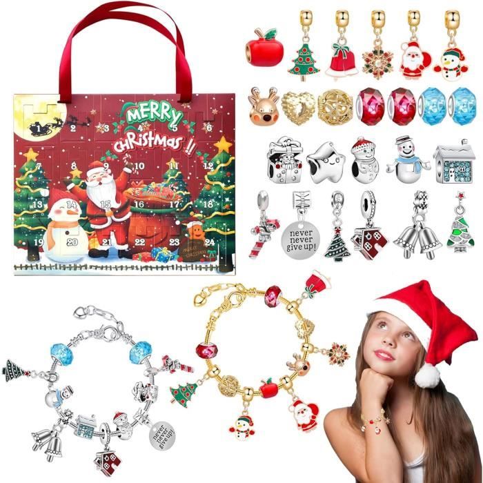 Calendrier De L’Avent Rainbow High 2024 – Bracelet + 23 Charms Métal – Officiel