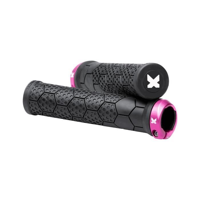 Sixpack S-TRIX AL Lock-On Poignées - Noir/oilslick