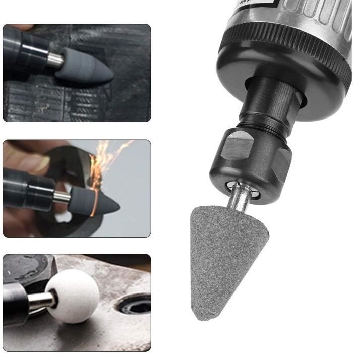 Coffret Fraiseuse/ponceuse Pneumatique 1/4 - Universel Avec Fraise Dremel - Neuf Emballé