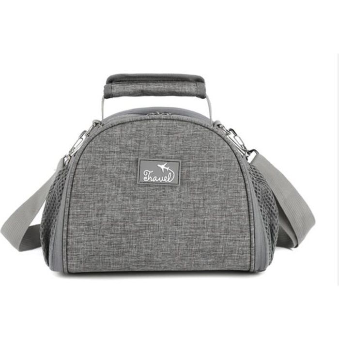 Sac Repas Isotherme Pour Bebe Ou Enfant Et Adulte Gris Claire Cdiscount Maison