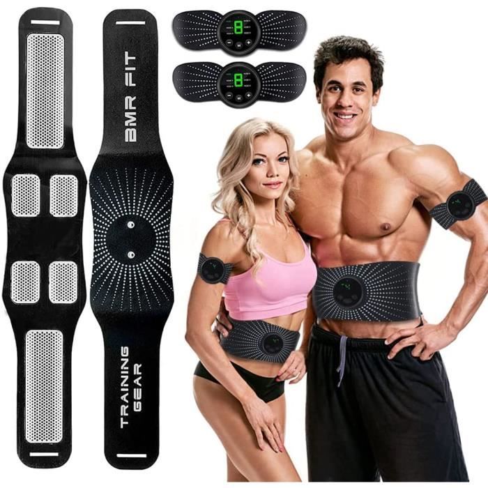 Ceinture Abdominale EMS Avec électrostimulation – 6 Modes Et 9 Intensités Pour Muscler Vos Abdos Sans Effort (homme/femme)