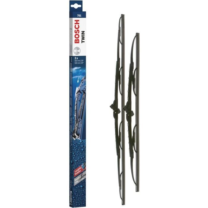 Kit De 2 Essuie-glaces Plats 650 Mm + 350 Mm Pour Captur, Pulsar, Etc. - Neuf