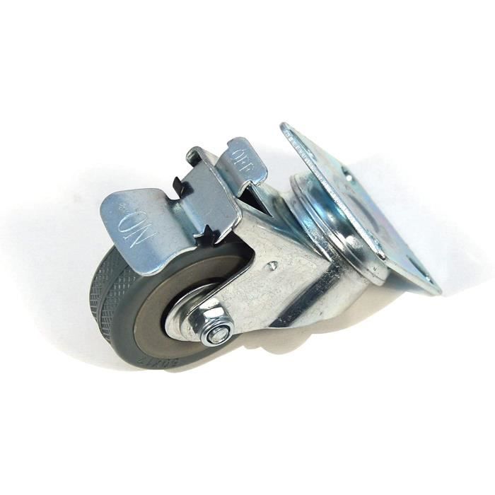 Roue Polyuréthane 82mm Roulette Polyuréthane Pour Transpalette 82x60mm - - Température -30°C à 80°C Alésage 20mm