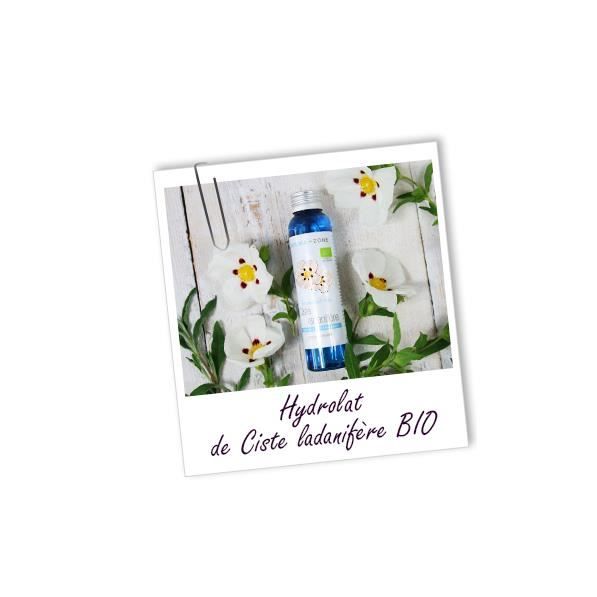AROMA ZONE Hydrolat pur Ciste ladanifère 1 litre Tonique