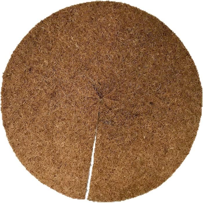 Disques De Paillage - SANAG - Lot De 5 - 60cm - Feutre De Jute - Protection Plantes Et Gel
