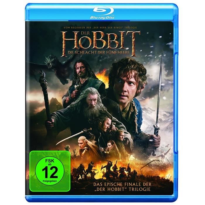 Dvd Der Hobbit Die Schlacht Der Fünf Heere BD * Der Hobbit - Die Schlacht der fnf Heere [Blu-ray] [Import anglais